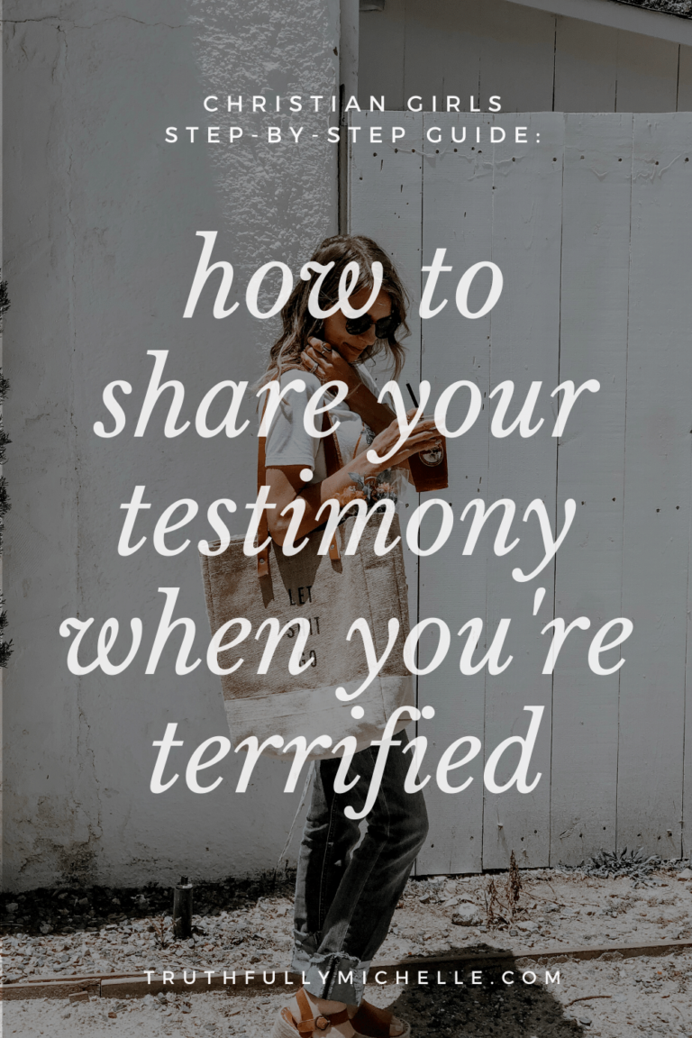 6 Simple Steps To Sharing Your Testimony Effectively | Truthfully, Michelle