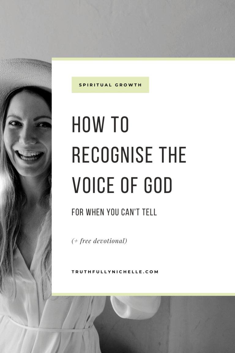 How to Discern God's Voice From Your Own | Truthfully, Michelle